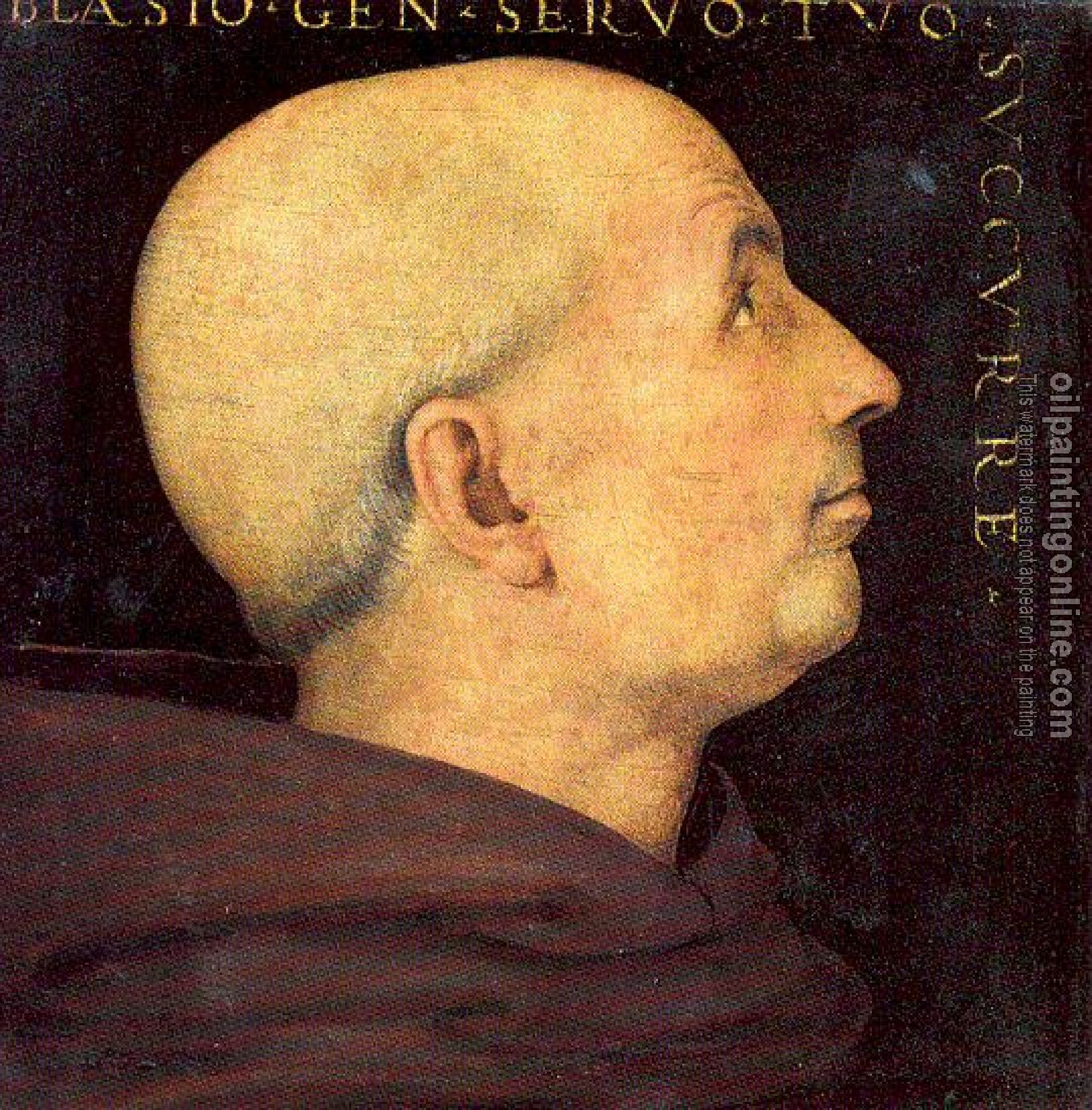 Perugino, Pietro - Portrait of Don Biagio Milanesi